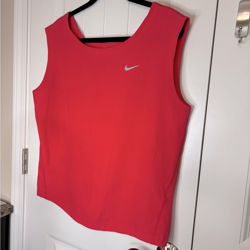 Nike Performance Fabric Tank Top Coral Size Large - Picture 2 of 11